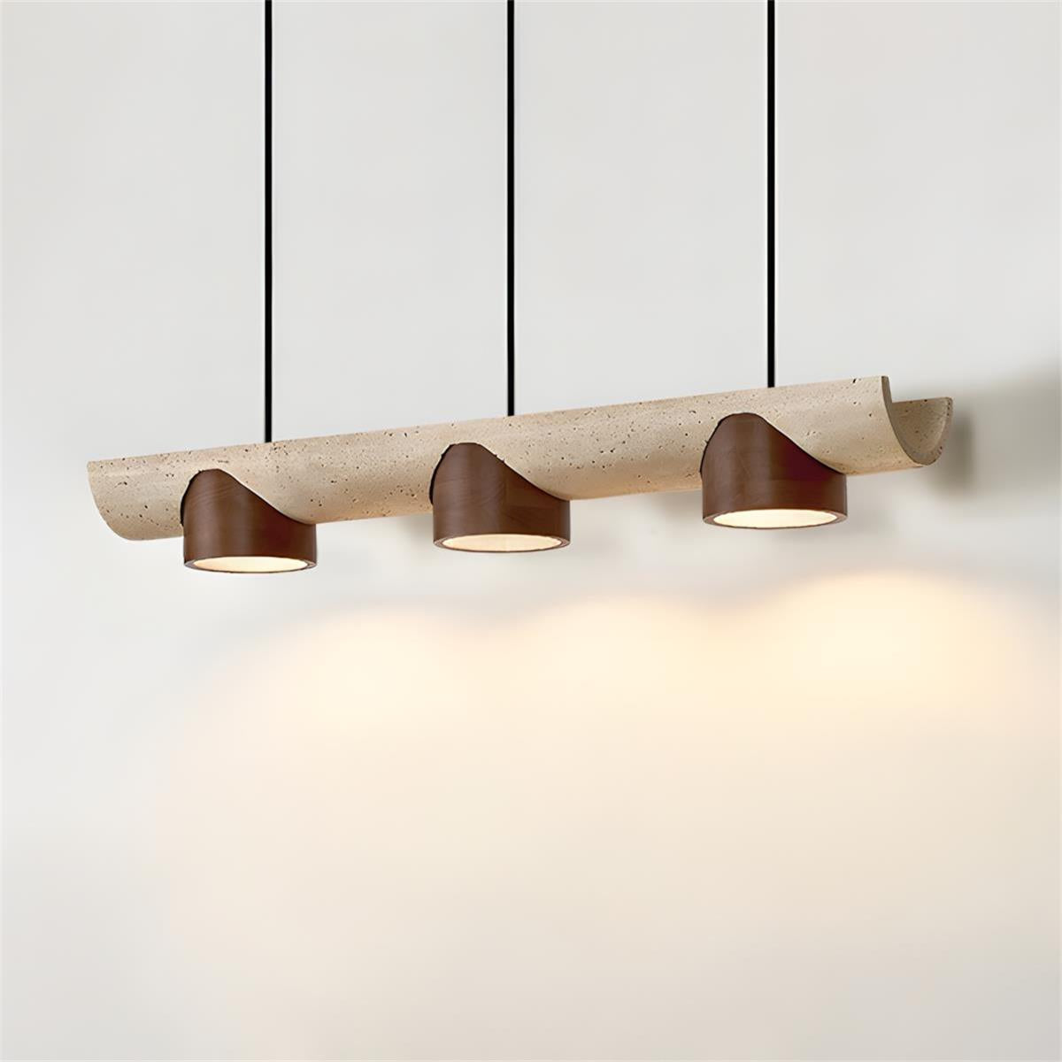 Modira Modern Wood Chandelier