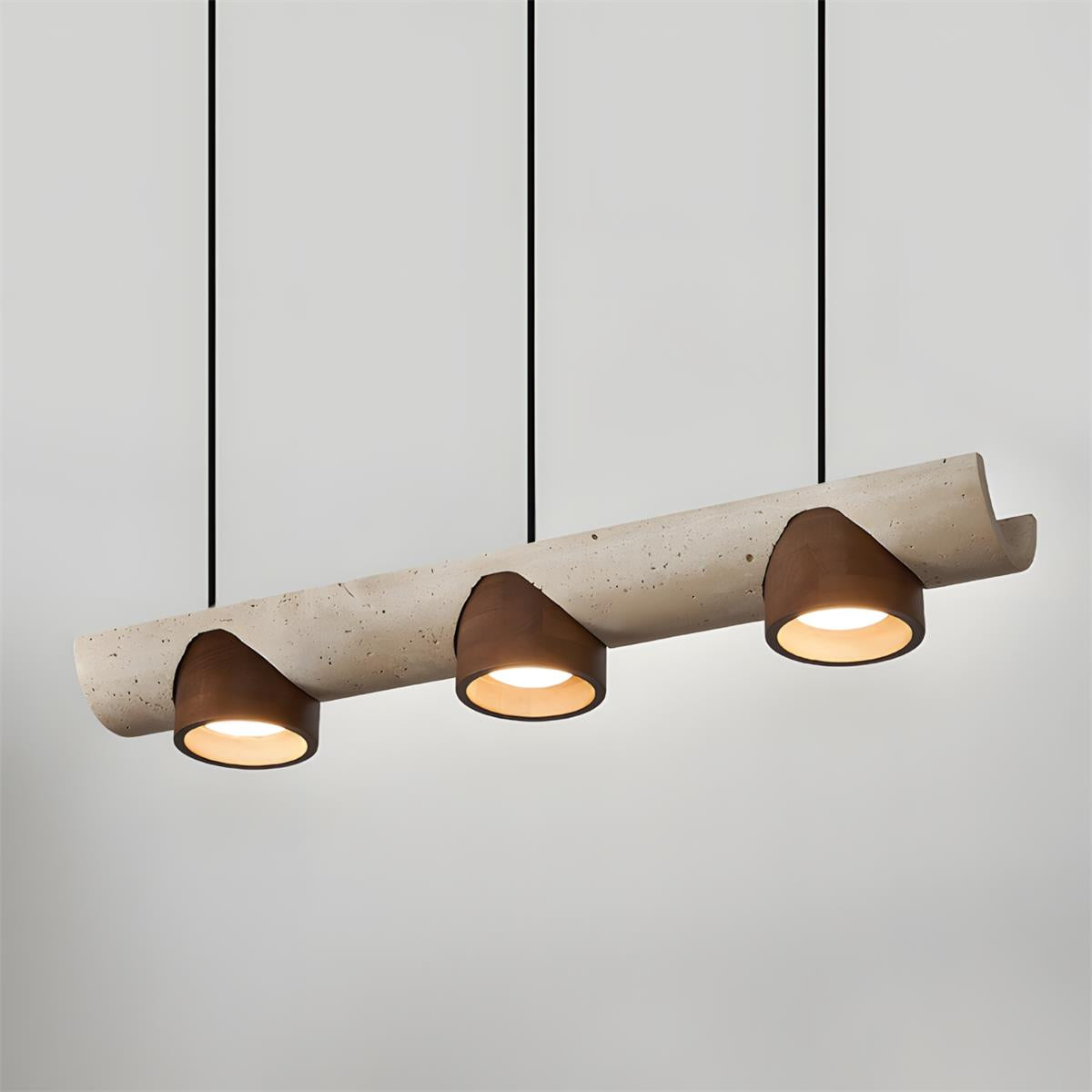 Modira Modern Wood Chandelier