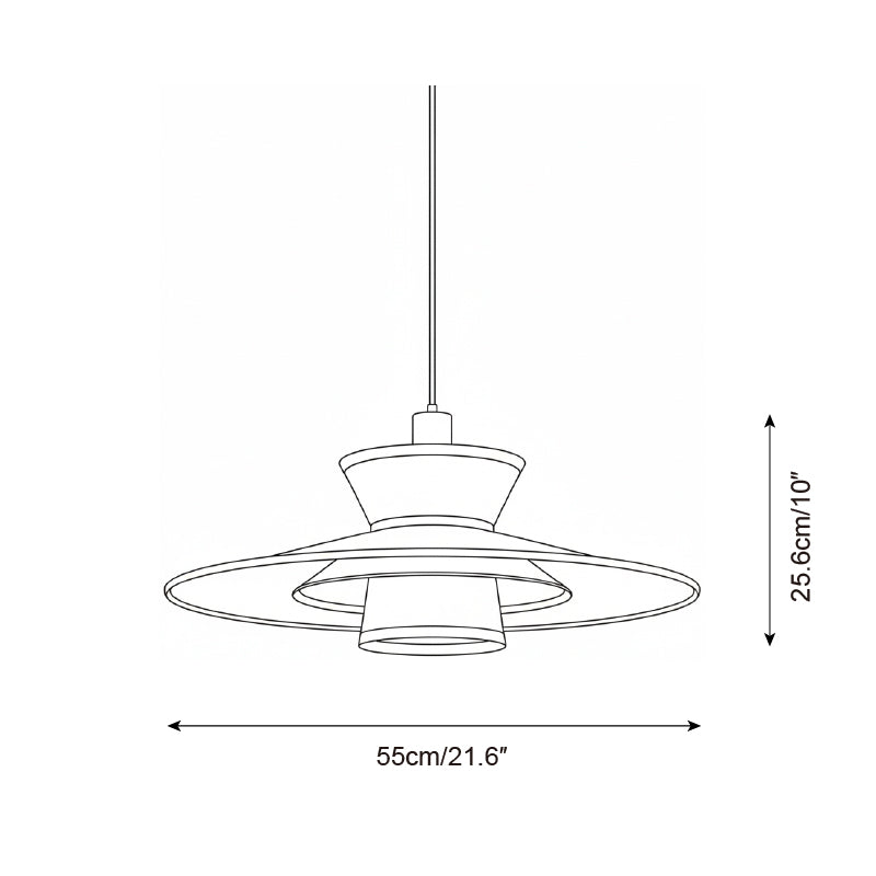 Modula Oriental Fabric Pendant Light