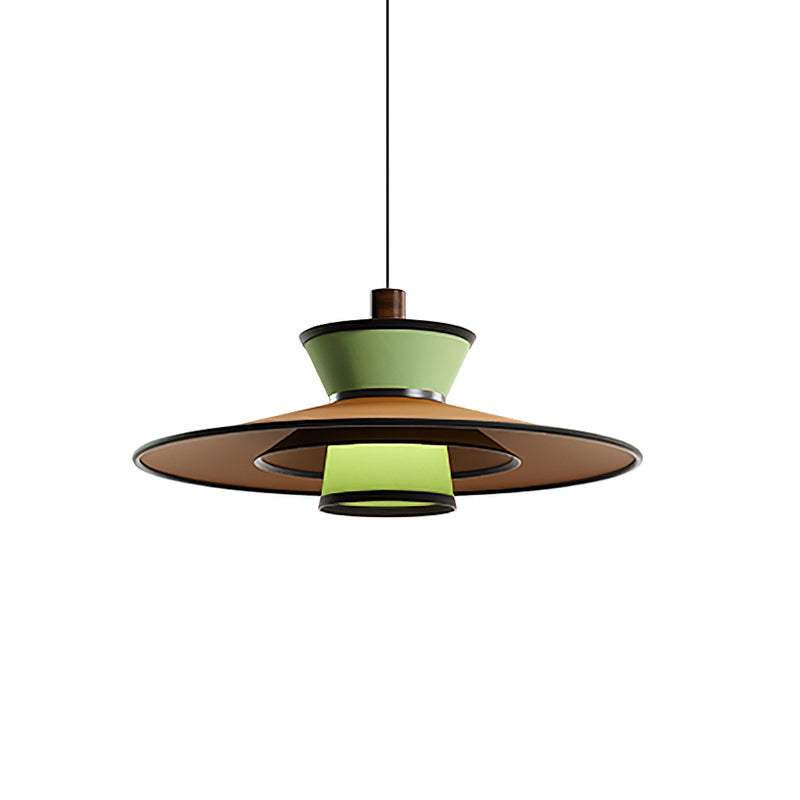 Modula Oriental Fabric Pendant Light