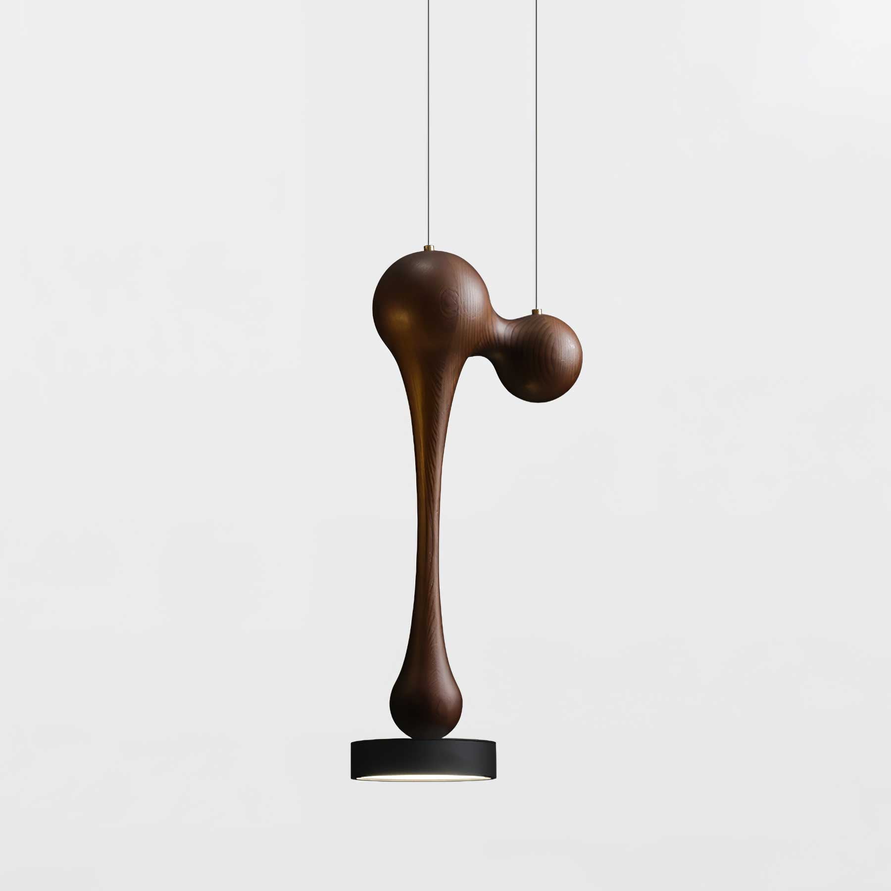 Drovia Rustic Wooden Pendant Light - Blowlighting