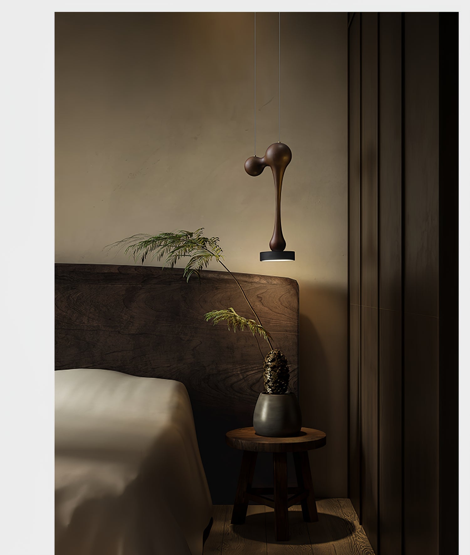 Drovia Rustic Wooden Pendant Light - Blowlighting
