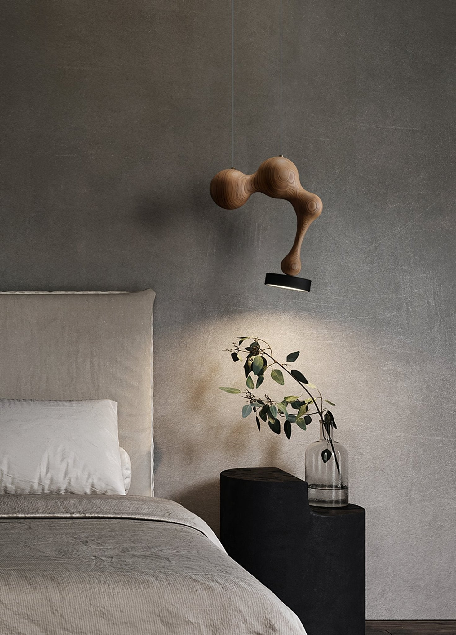 Drovia Rustic Wooden Pendant Light - Blowlighting