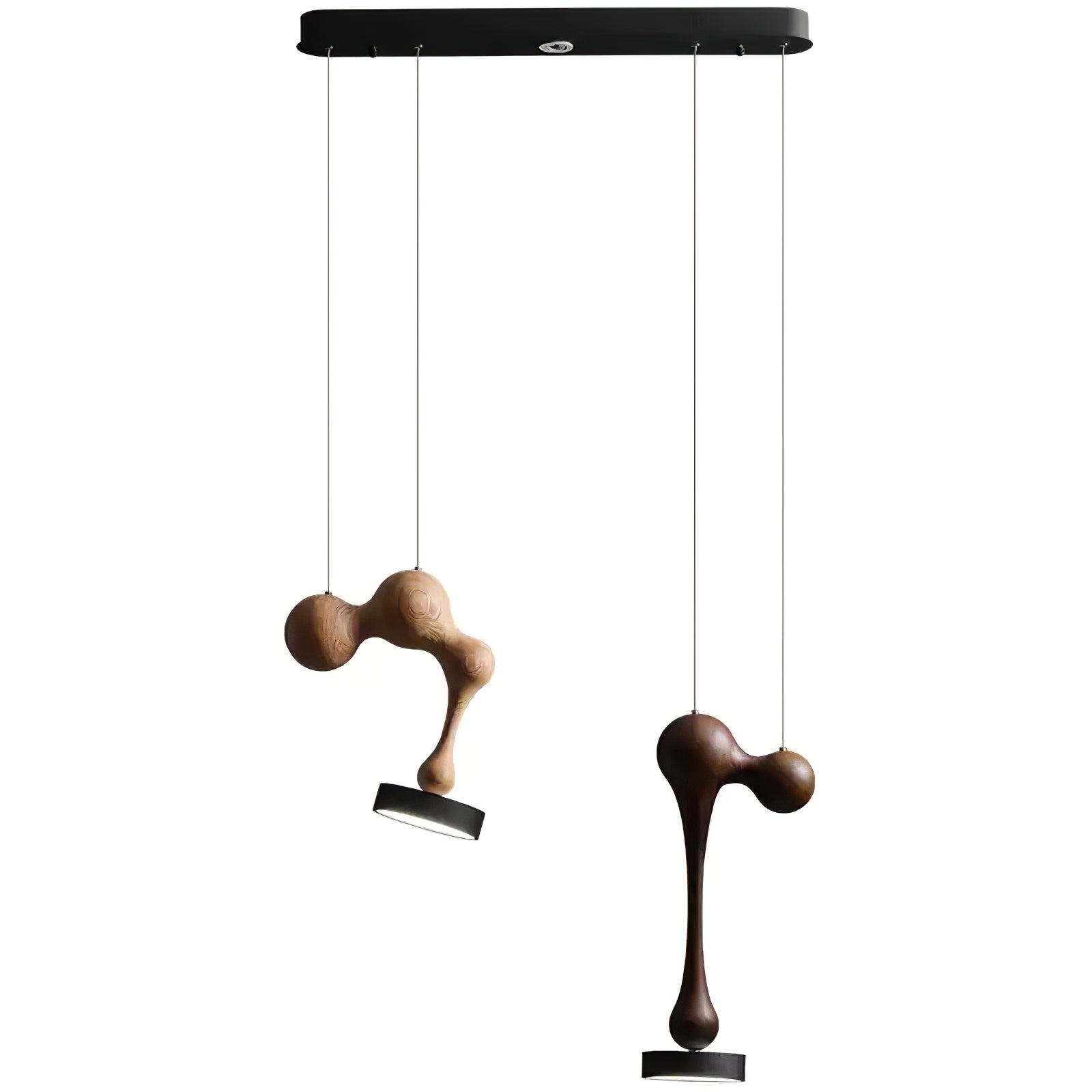 Drovia Rustic Wooden Pendant Light - Blowlighting