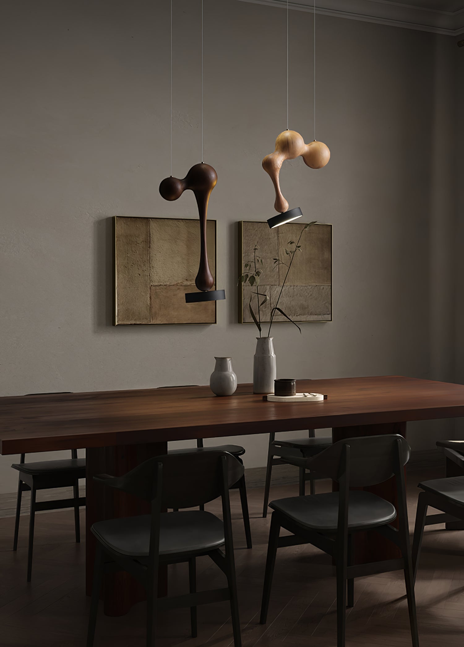 Drovia Rustic Wooden Pendant Light - Blowlighting