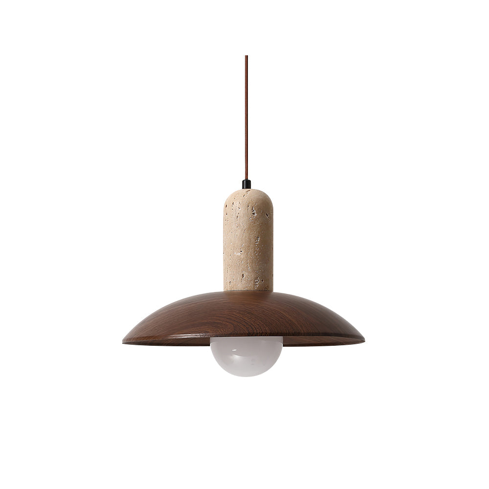 Molly Wabi-Sabi Travertine Pendant Light
