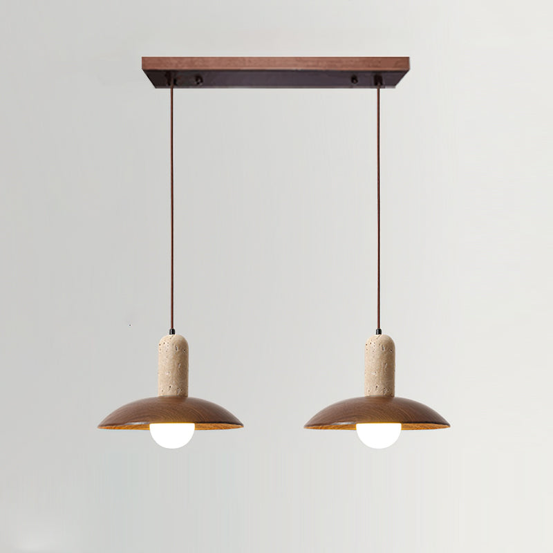 Molly Wabi-Sabi Travertine Pendant Light