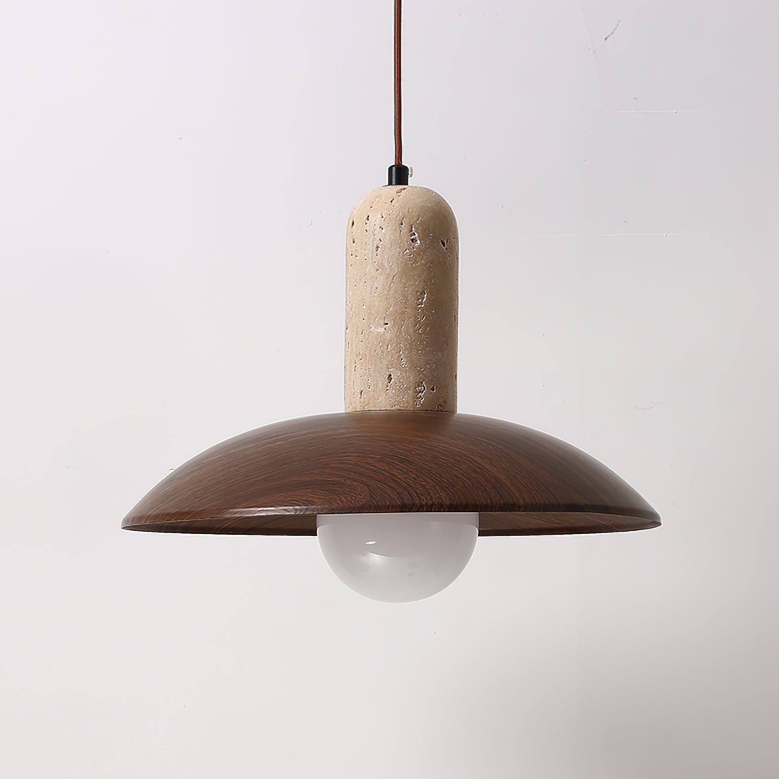 Molly Wabi-Sabi Travertine Pendant Light
