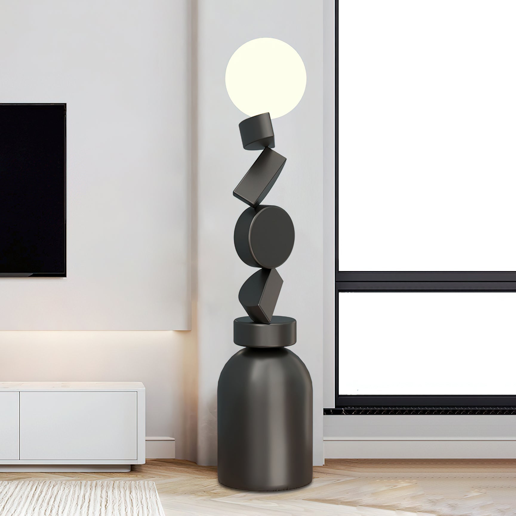 Monolith Cube Floor Lamp - Blowlighting