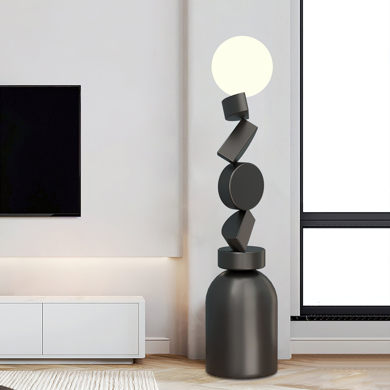 Monolith Cube Floor Lamp - Blowlighting