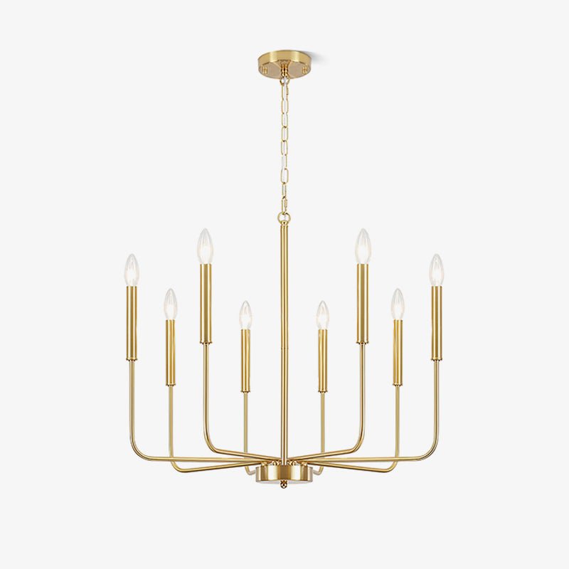 Lustra Chandelier Candle Arm Modern - Blowlighting