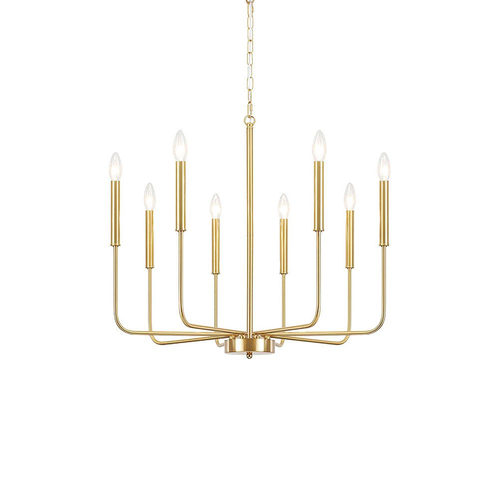 Lustra Chandelier Candle Arm Modern - Blowlighting