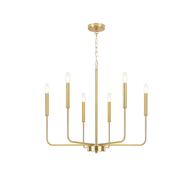Lustra Chandelier Candle Arm Modern - Blowlighting