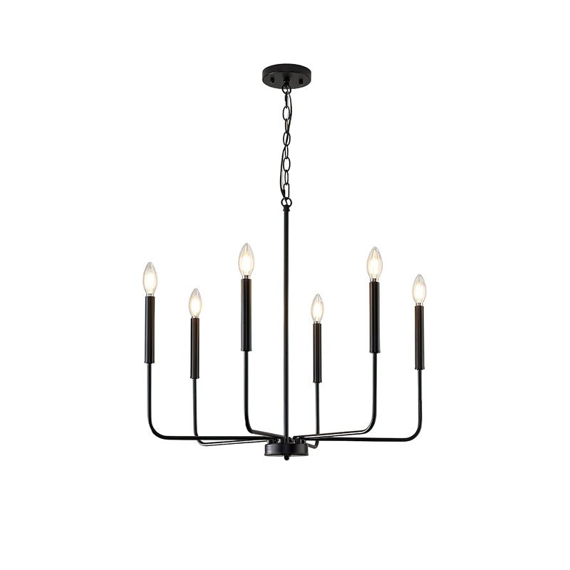 Lustra Chandelier Candle Arm Modern - Blowlighting