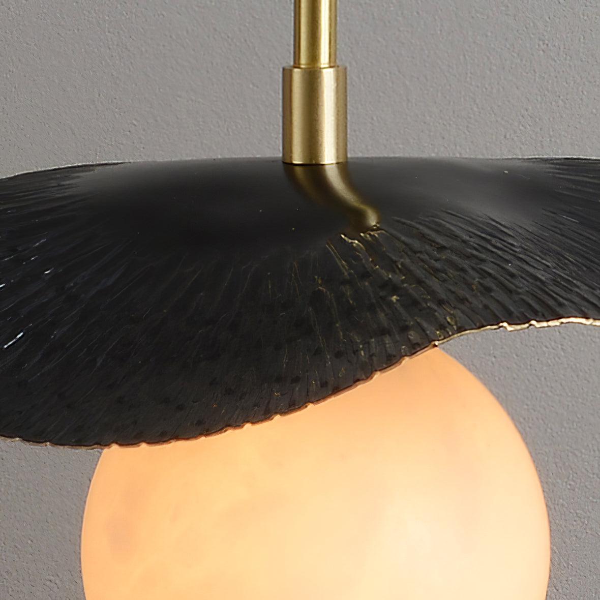 Ivvynen Leaf Canopy Alabaster Pendant Light - Blowlighting