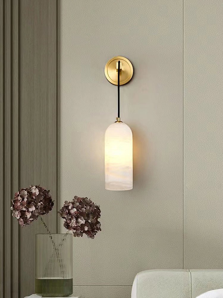 Vaelara Pendant Alabaster Wall Light - Blowlighting