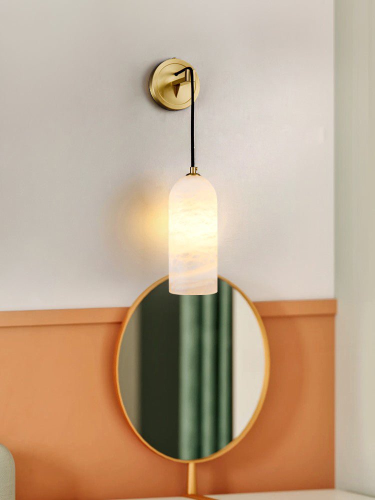Vaelara Pendant Alabaster Wall Light - Blowlighting