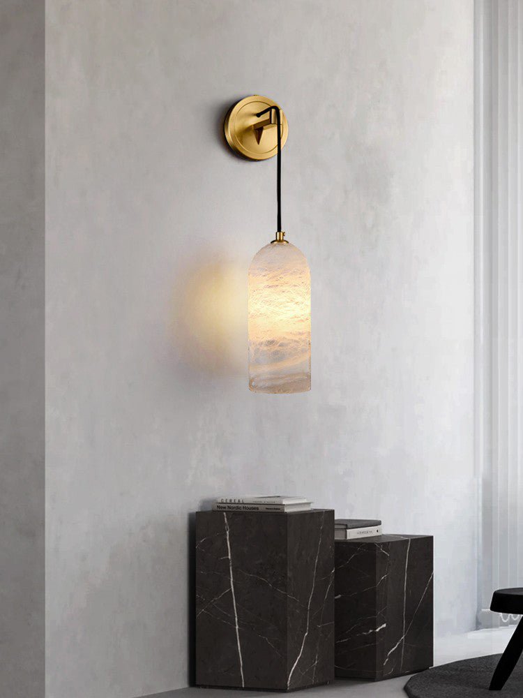Vaelara Pendant Alabaster Wall Light - Blowlighting