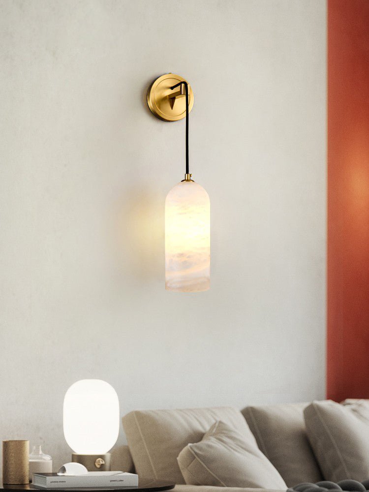 Vaelara Pendant Alabaster Wall Light - Blowlighting