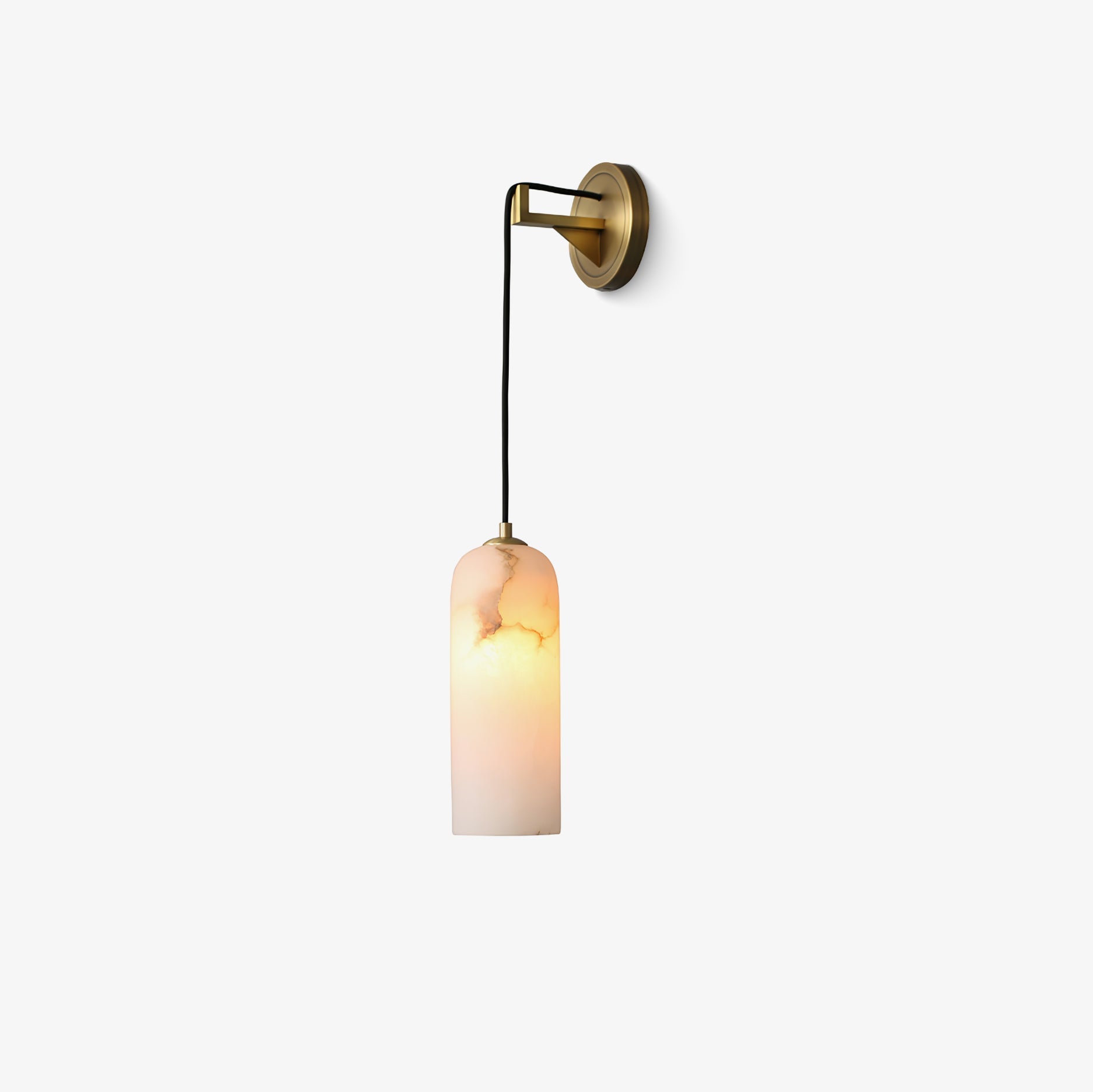 Vaelara Pendant Alabaster Wall Light - Blowlighting