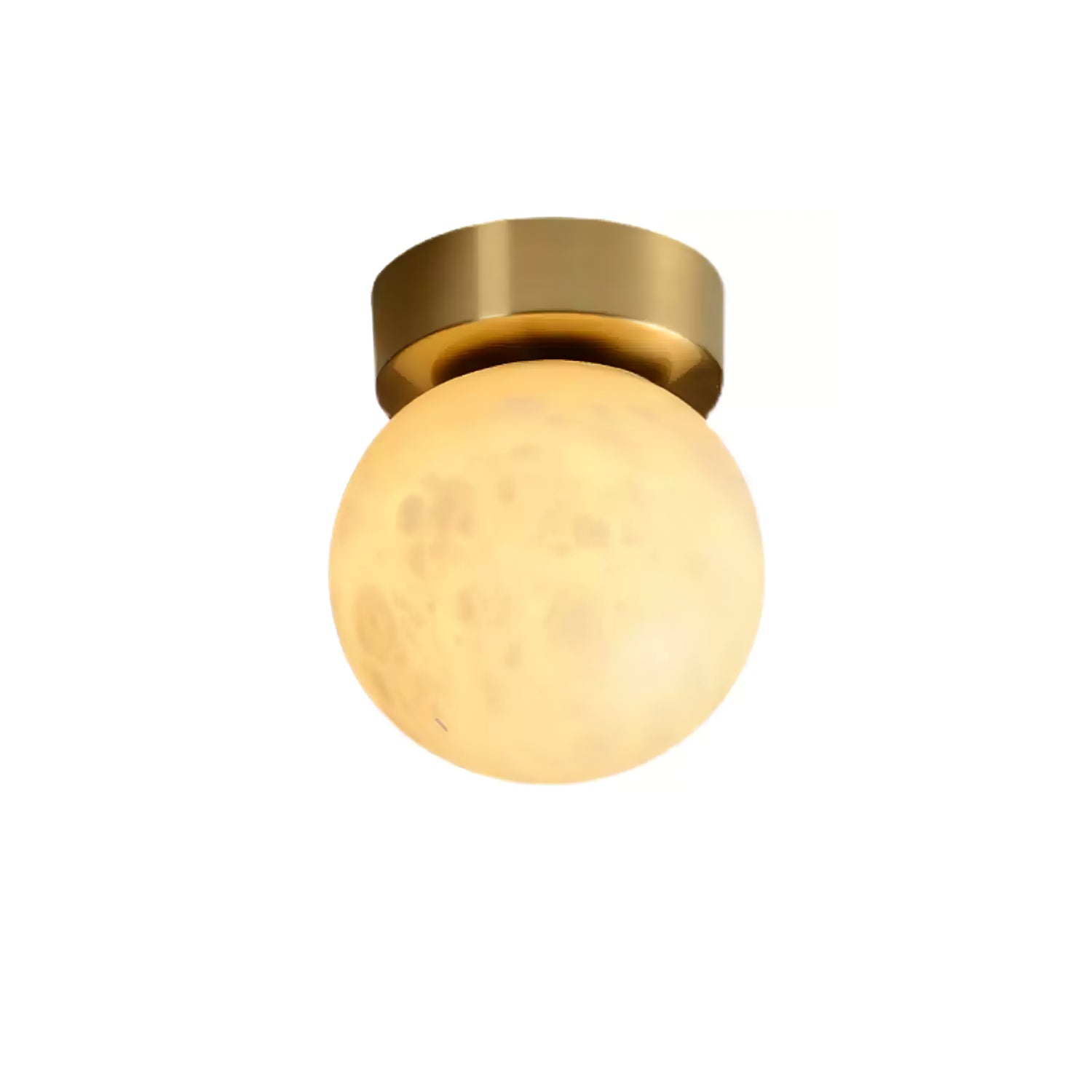 Otheyra Minimalist Alabaster Flush Mount Light - Blowlighting