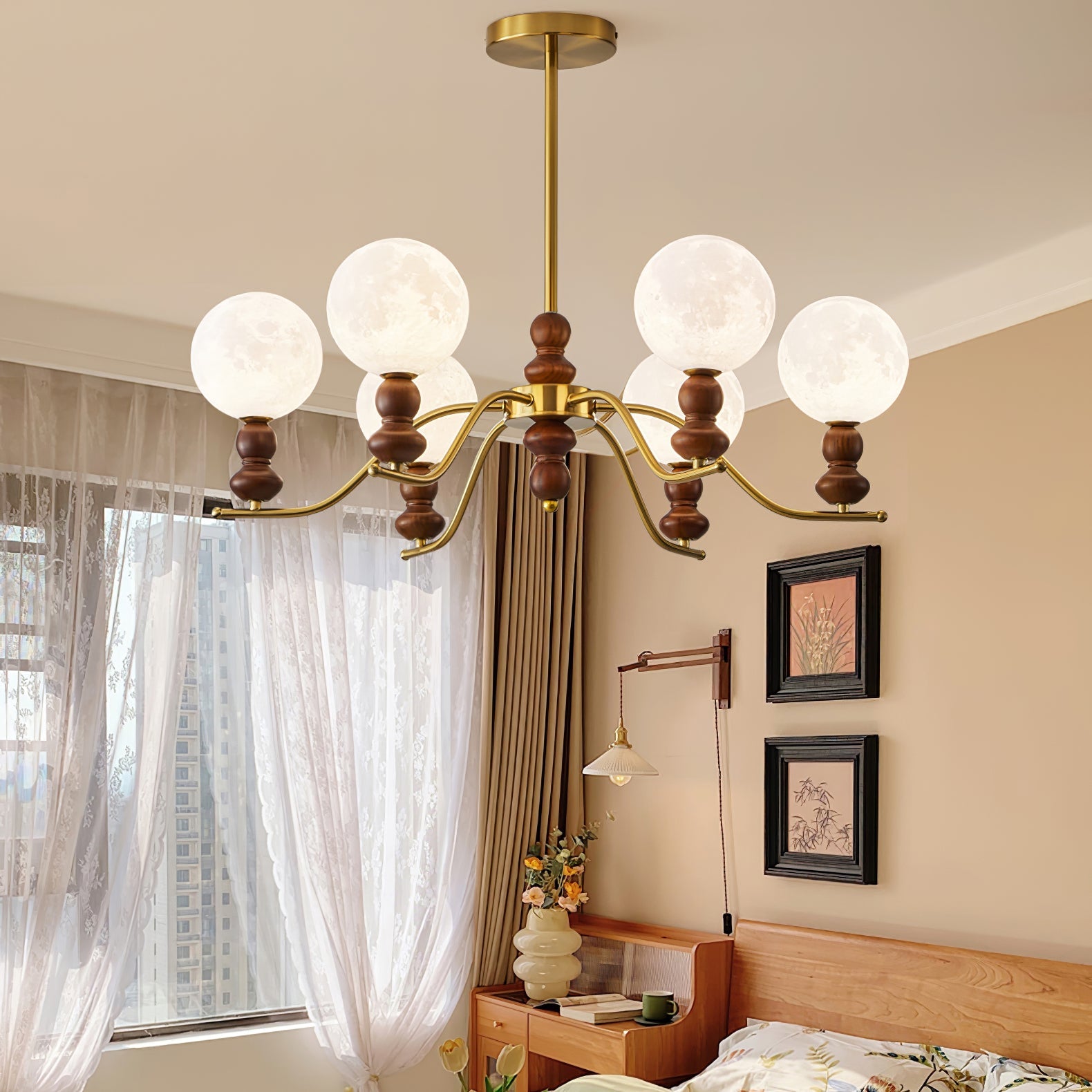 Moonlit Globe Chandelier - Blowlighting