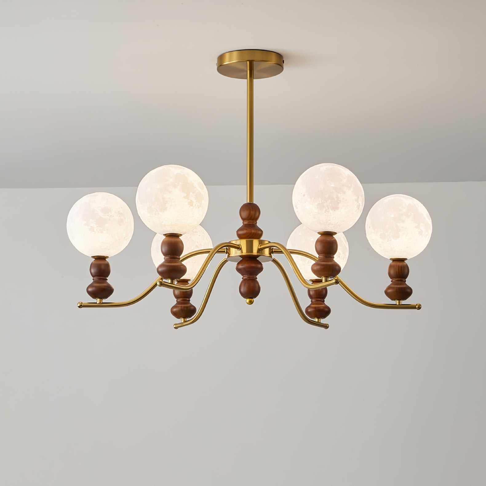 Moonlit Globe Chandelier - Blowlighting