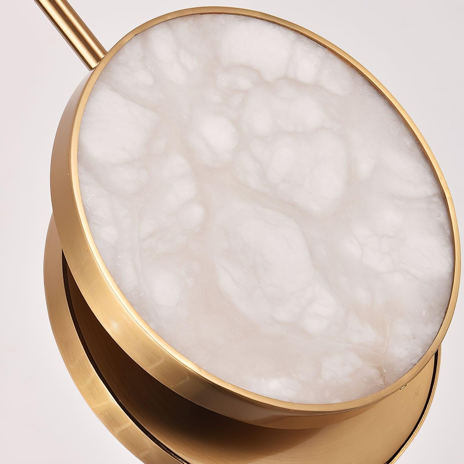 Synoryra Dual Disc Alabaster Pendant Light - Blowlighting