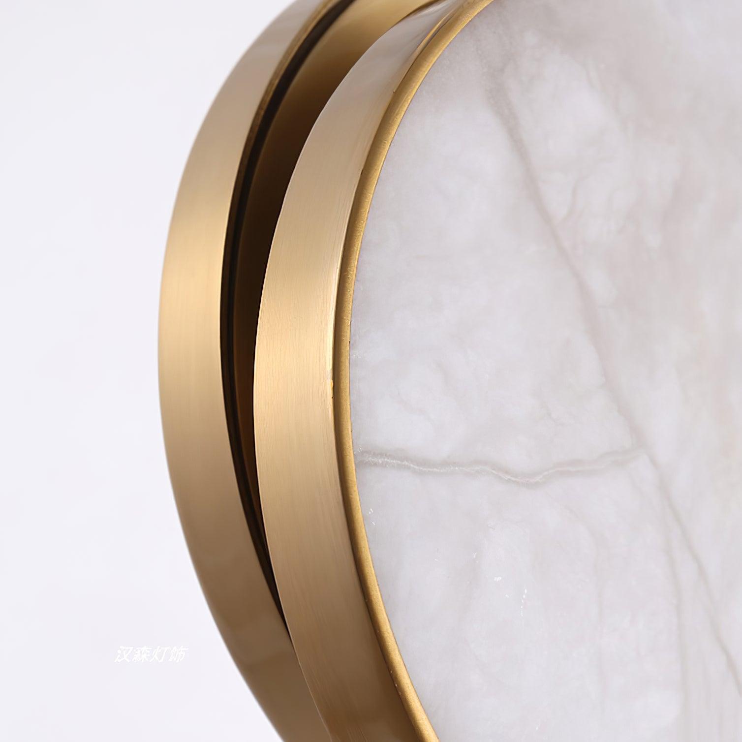 Synoryra Dual Disc Alabaster Pendant Light - Blowlighting