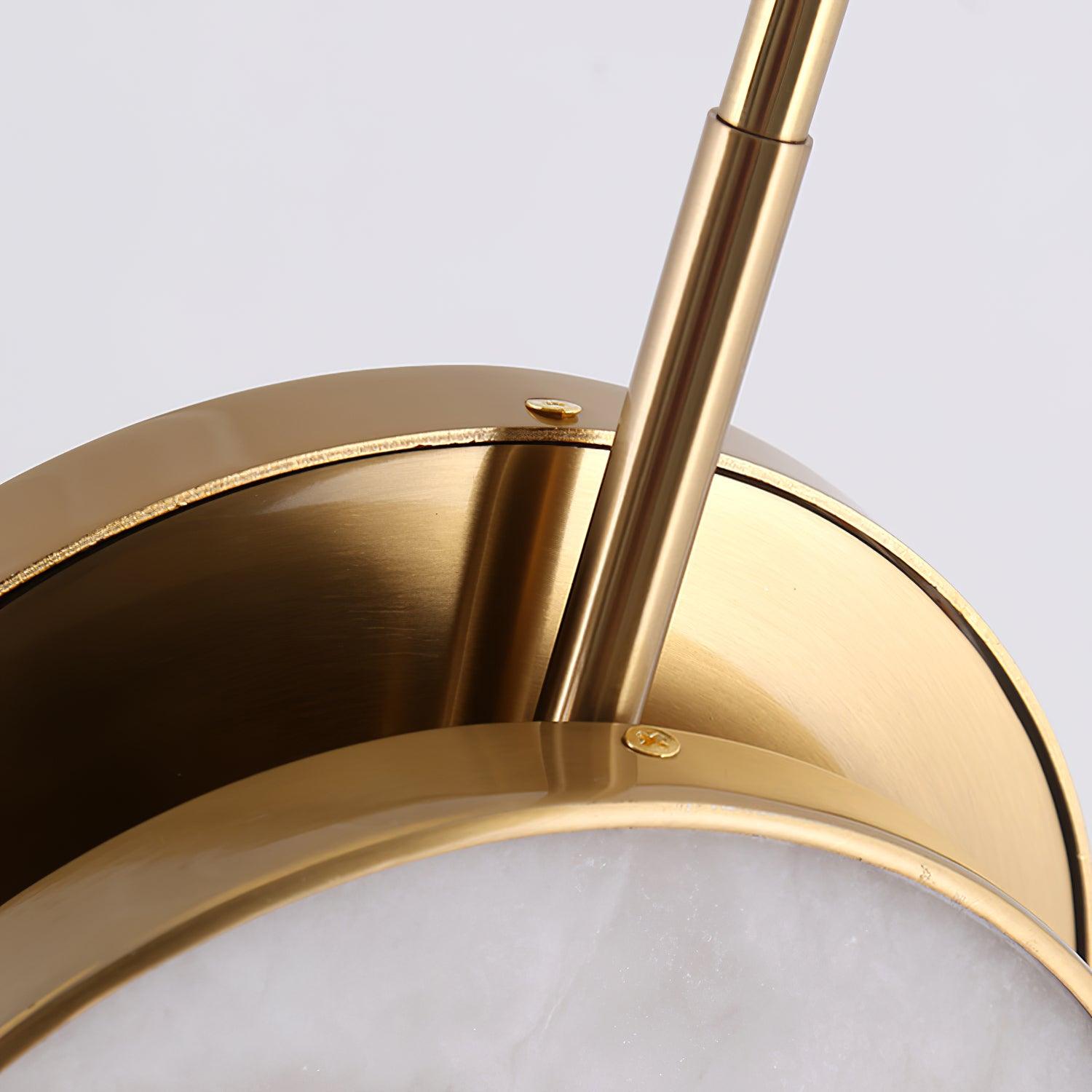 Synoryra Dual Disc Alabaster Pendant Light - Blowlighting