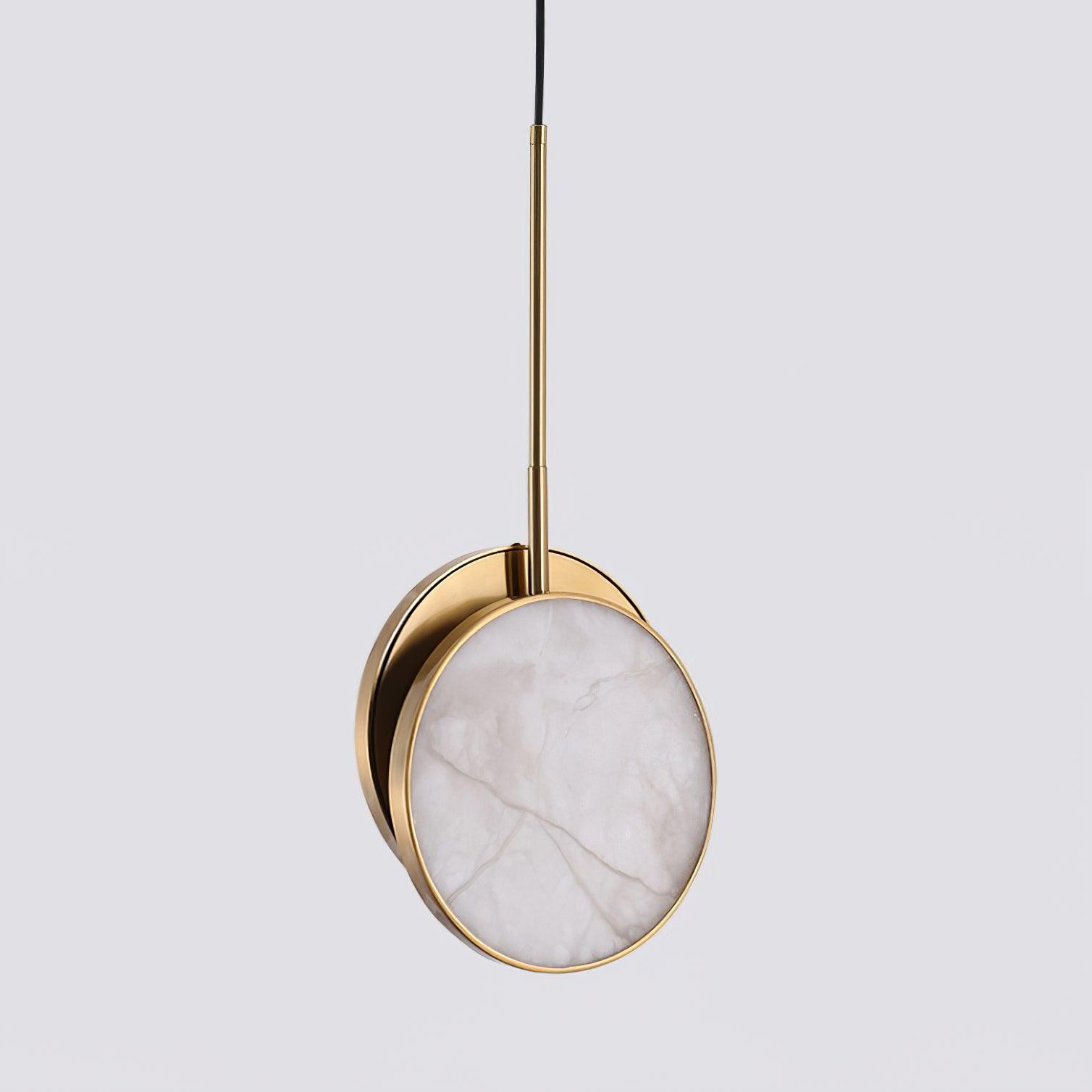 Synoryra Dual Disc Alabaster Pendant Light - Blowlighting