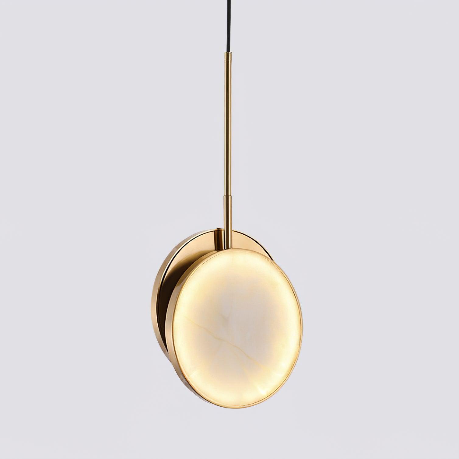 Synoryra Dual Disc Alabaster Pendant Light - Blowlighting