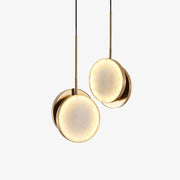 Synoryra Dual Disc Alabaster Pendant Light - Blowlighting