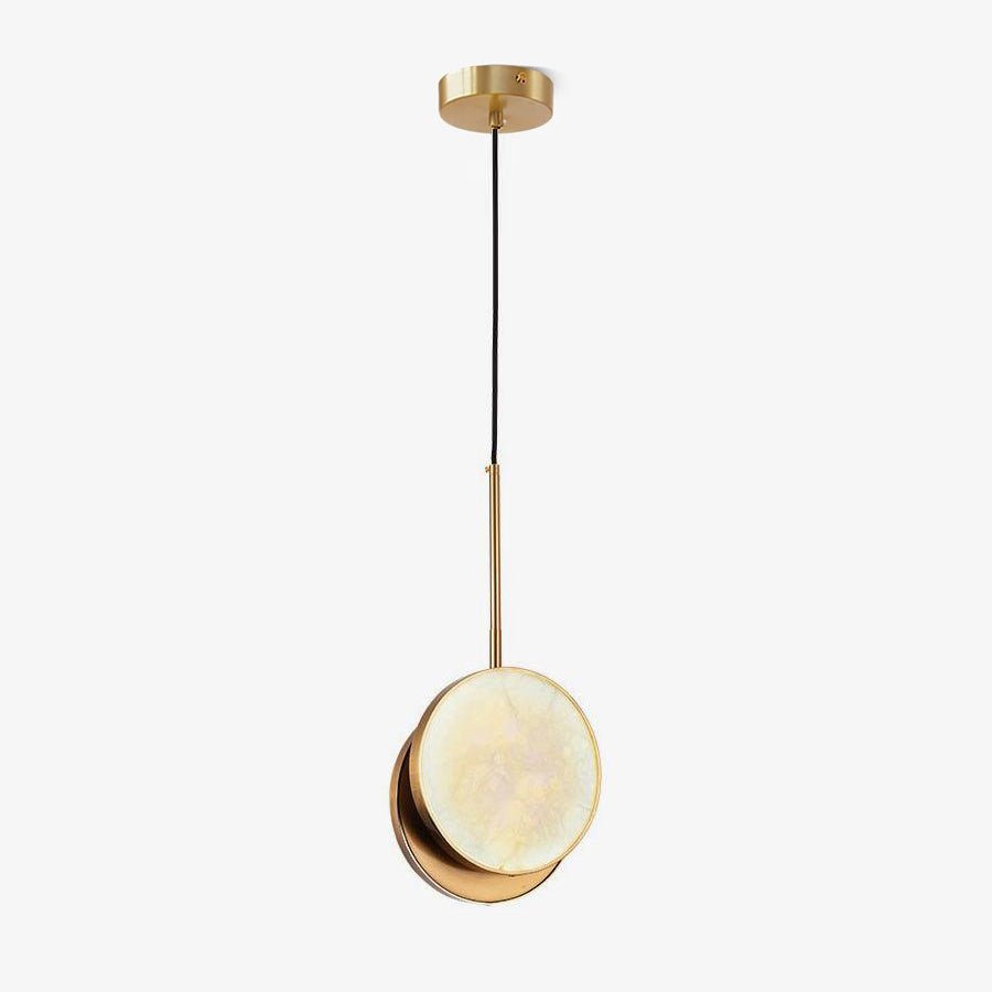 Synoryra Dual Disc Alabaster Pendant Light - Blowlighting