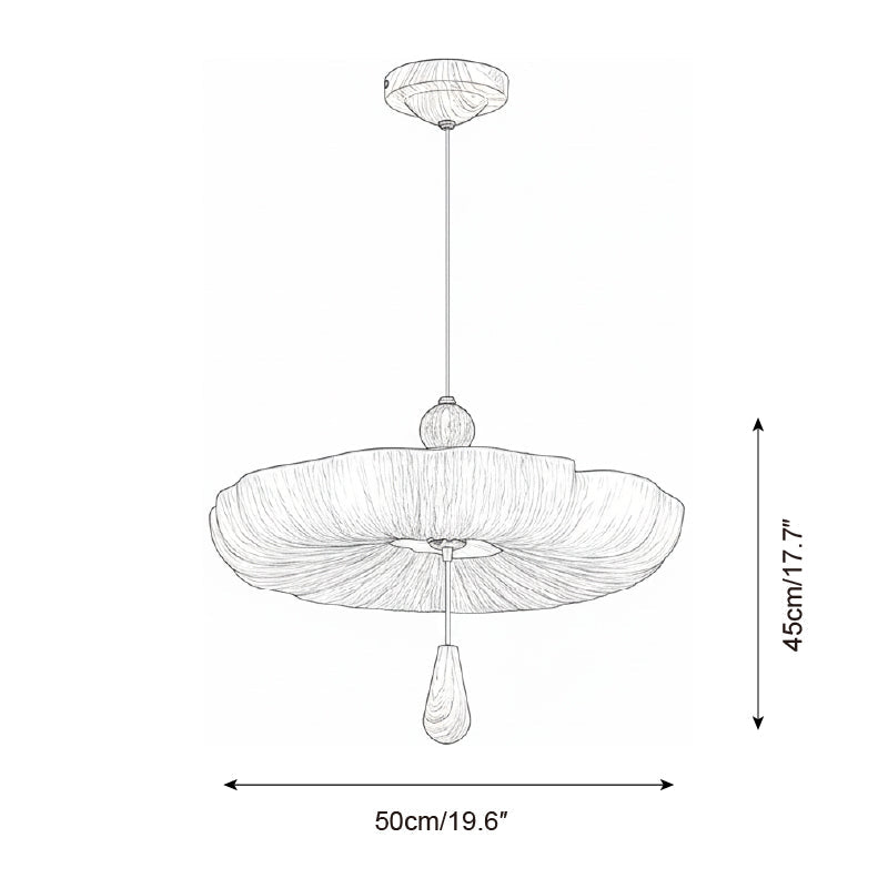 Mori Modern Fabric Pendant Light