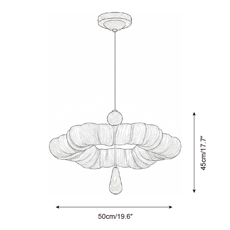 Mori Modern Fabric Pendant Light