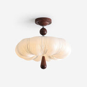 Mori Puff Natural Fabric Ceiling Light