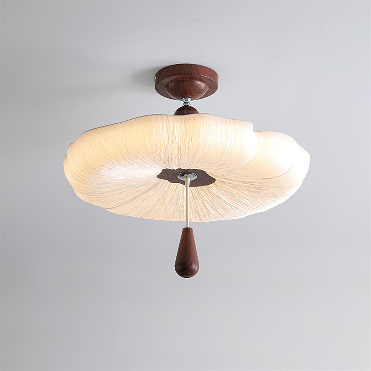 Mori Puff Natural Fabric Ceiling Light