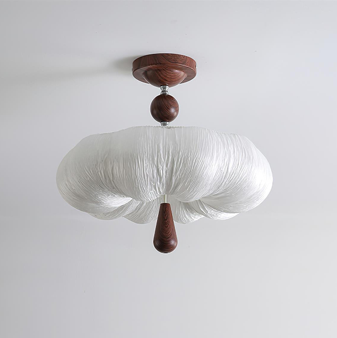Mori Puff Natural Fabric Ceiling Light