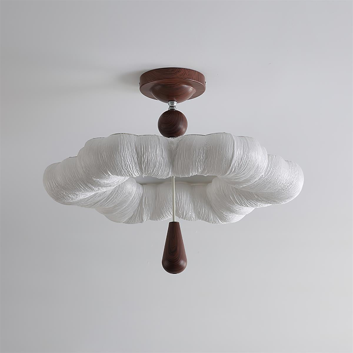 Mori Puff Natural Fabric Ceiling Light