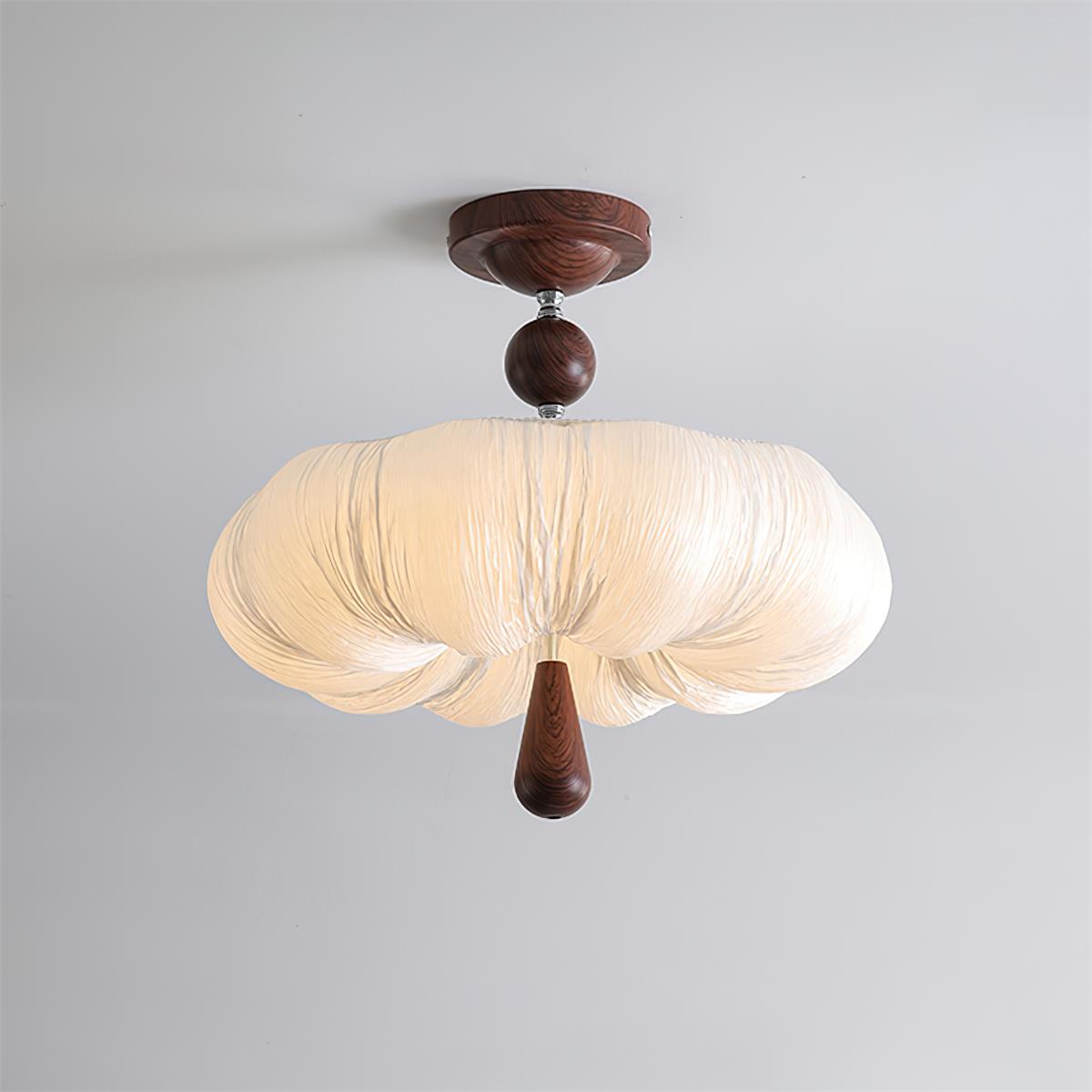 Mori Puff Natural Fabric Ceiling Light