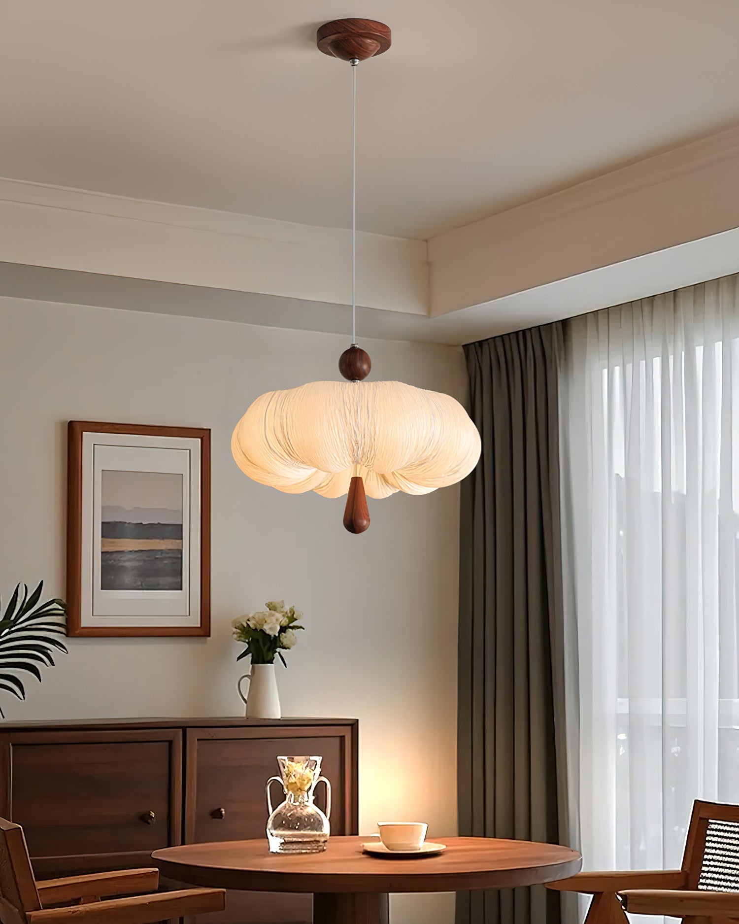 Mori Modern Fabric Pendant Light