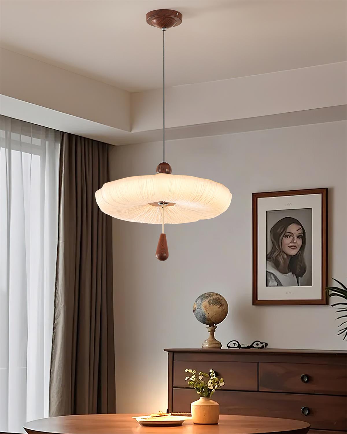 Mori Modern Fabric Pendant Light