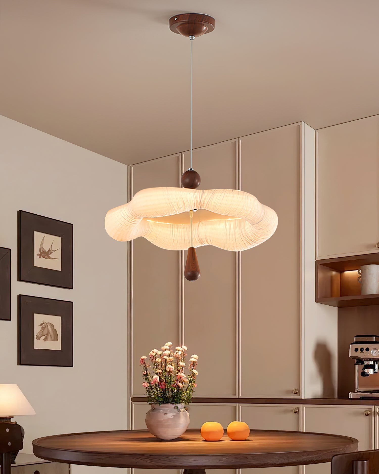 Mori Modern Fabric Pendant Light