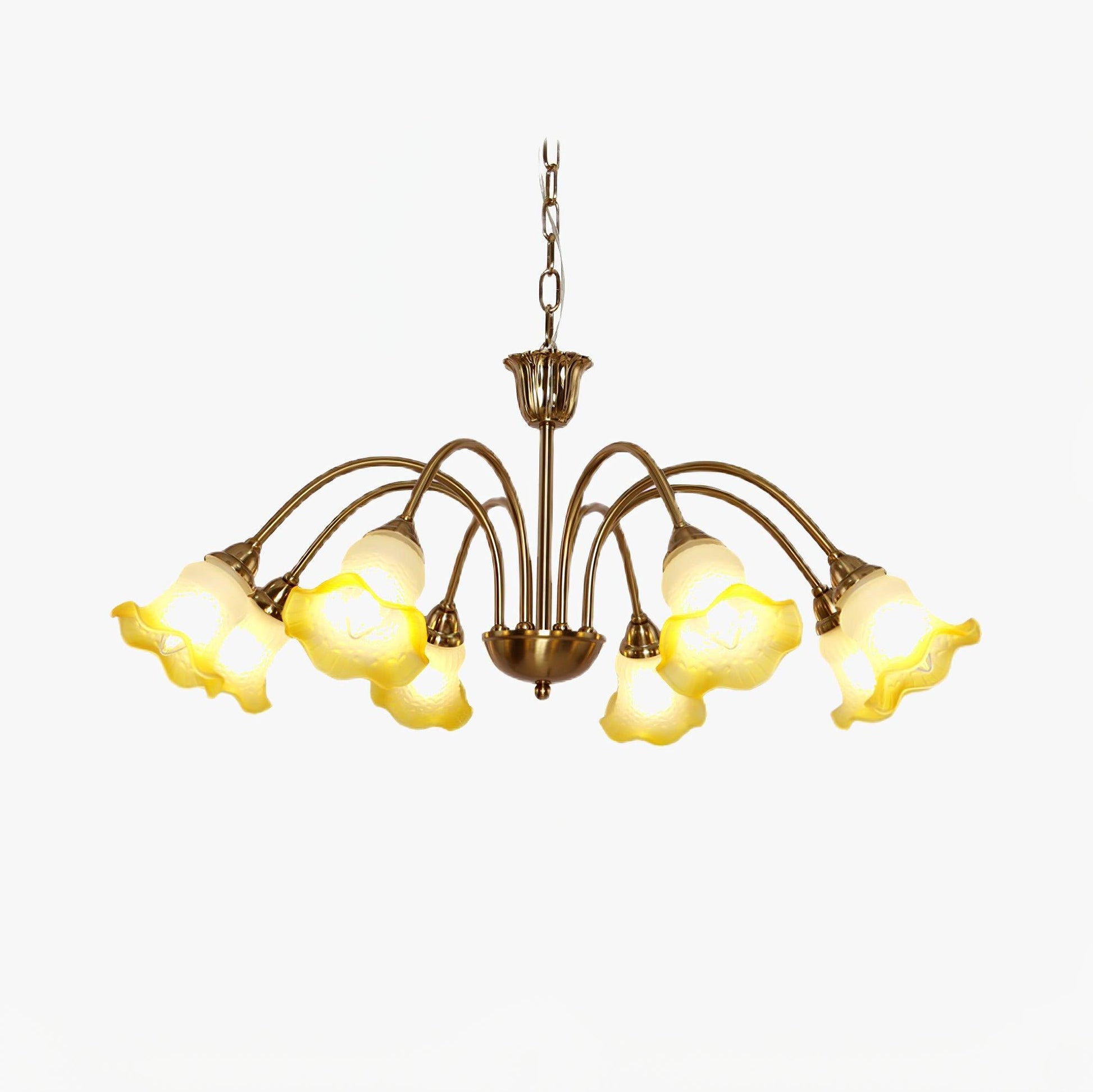 Diane Vintage Glass Chandelier - Blowlighting
