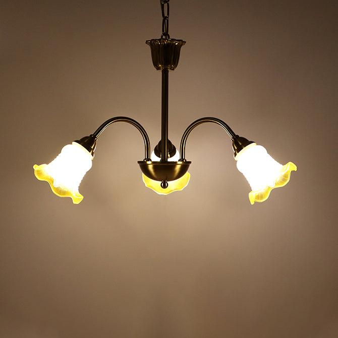 Diane Vintage Glass Chandelier - Blowlighting