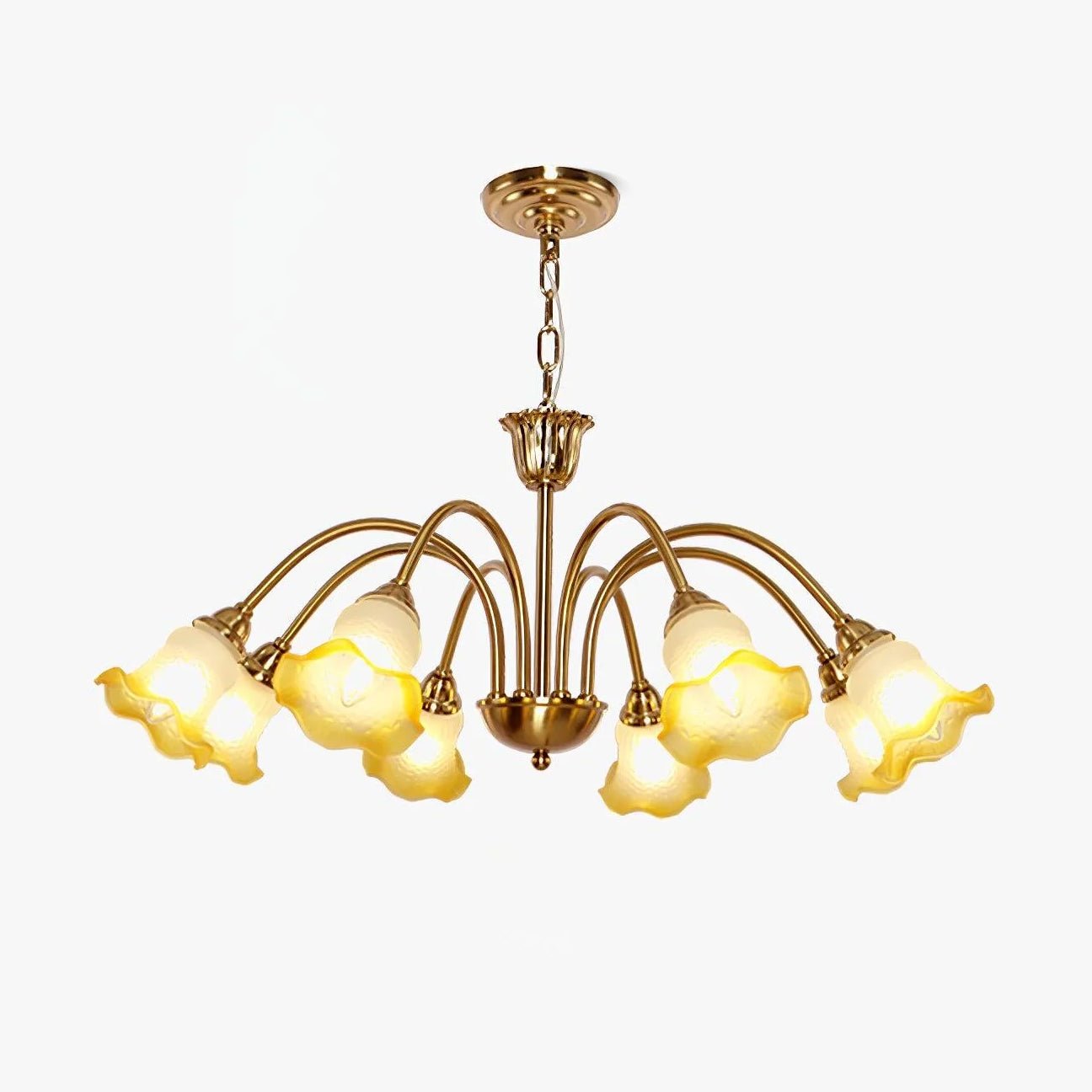 Diane Vintage Glass Chandelier - Blowlighting