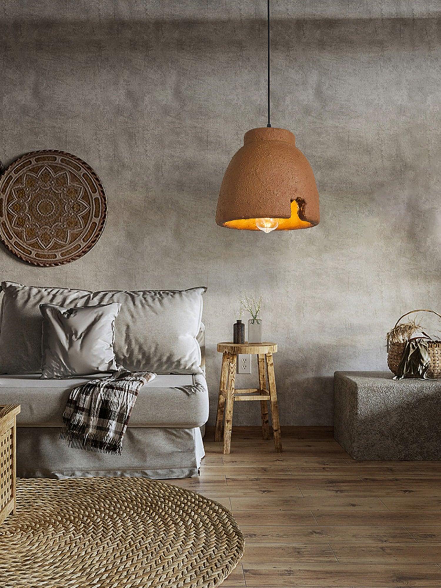 Osileth Wabi-Sabi Resin Pendant Light - Blowlighting