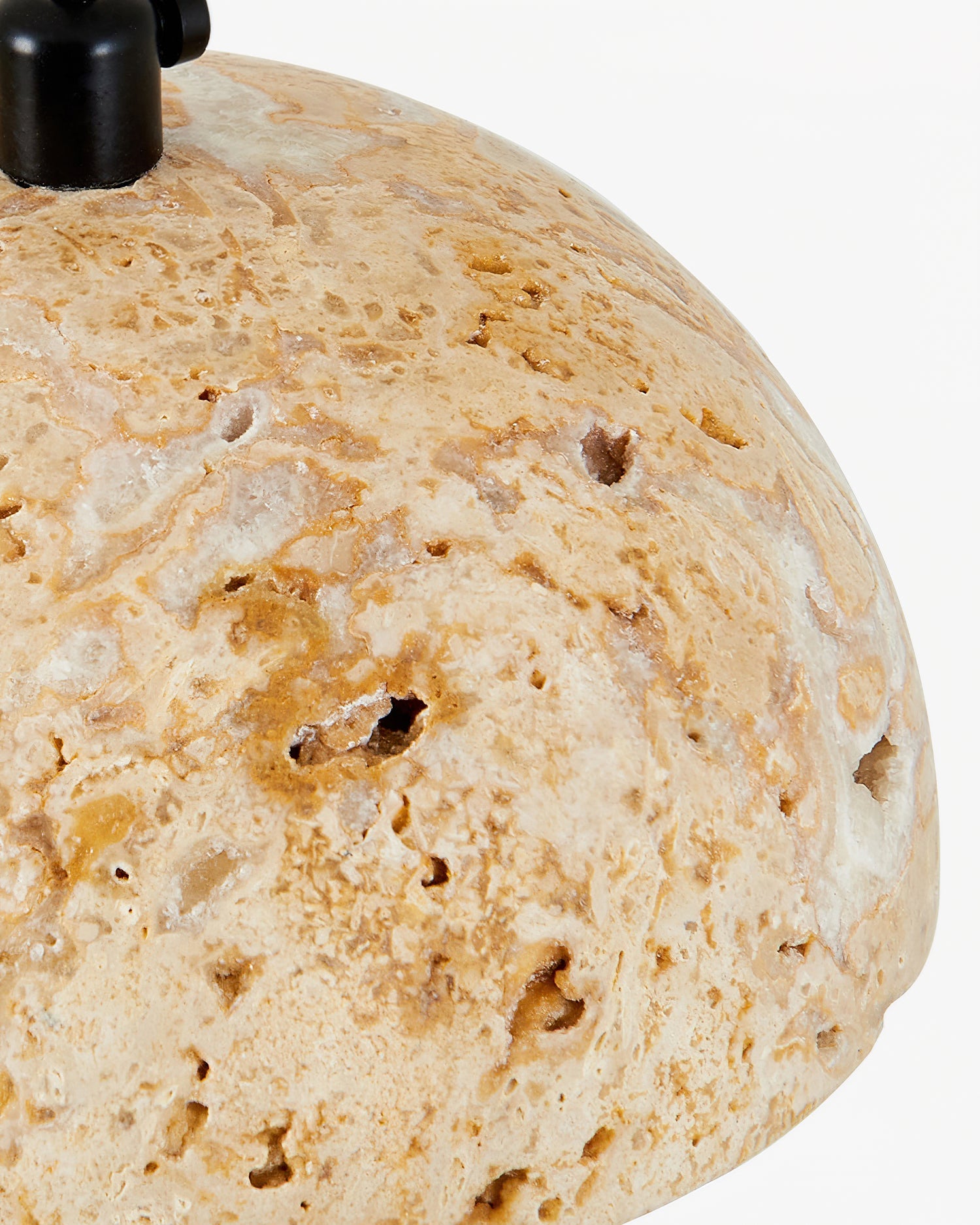 Morphe Wabi-Sabi Yellow travertine Pendant Light