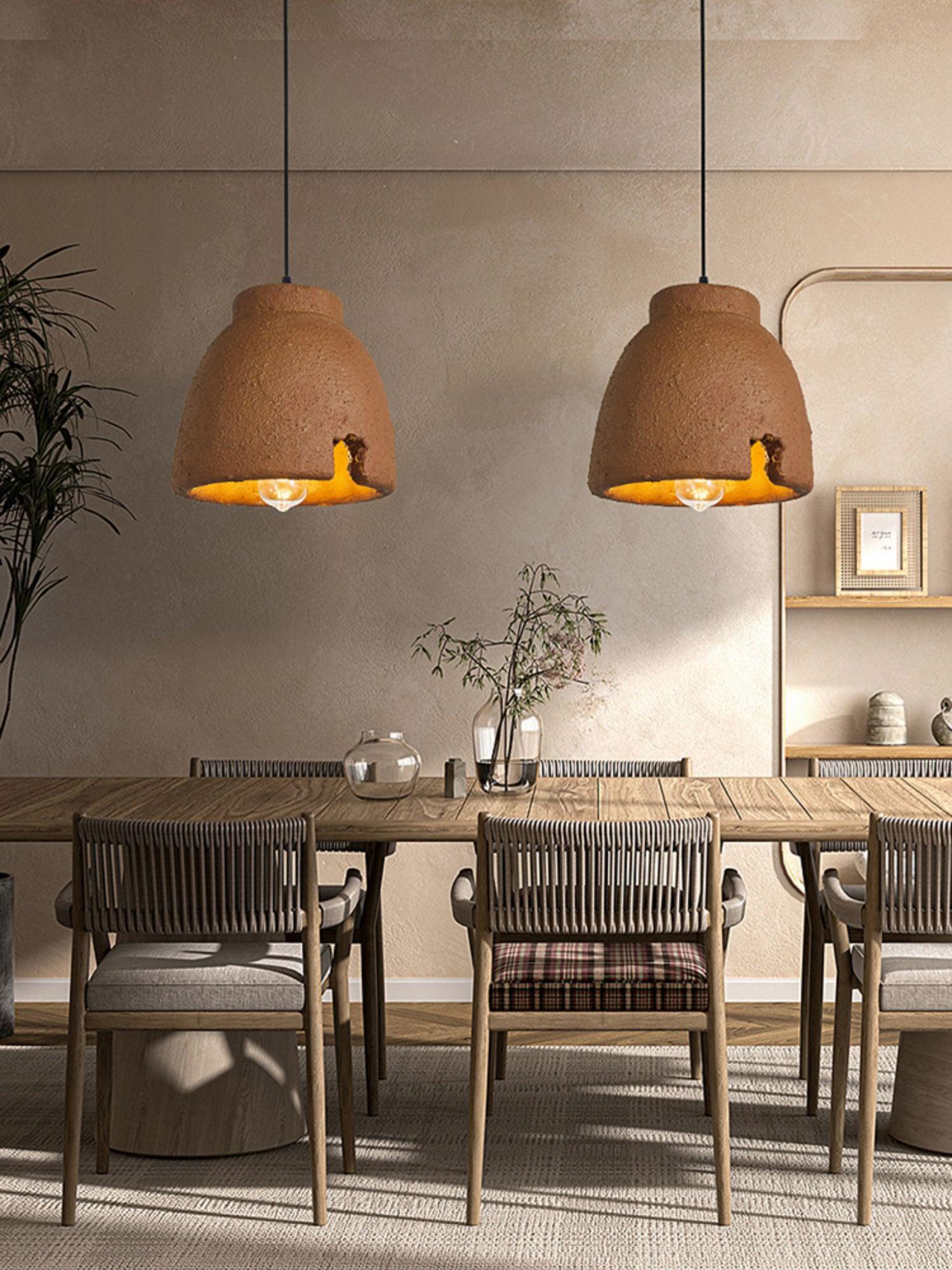 Osileth Wabi-Sabi Resin Pendant Light - Blowlighting